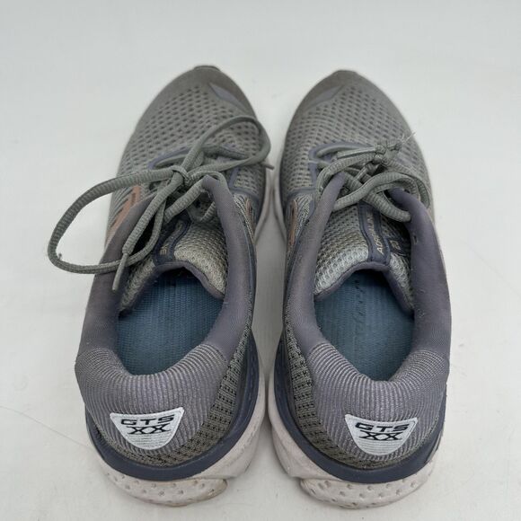 Brooks Adrenaline GTS 20 Shoes Womens Size 9 Gray Pink Running Sneakers - Picture 10 of 15